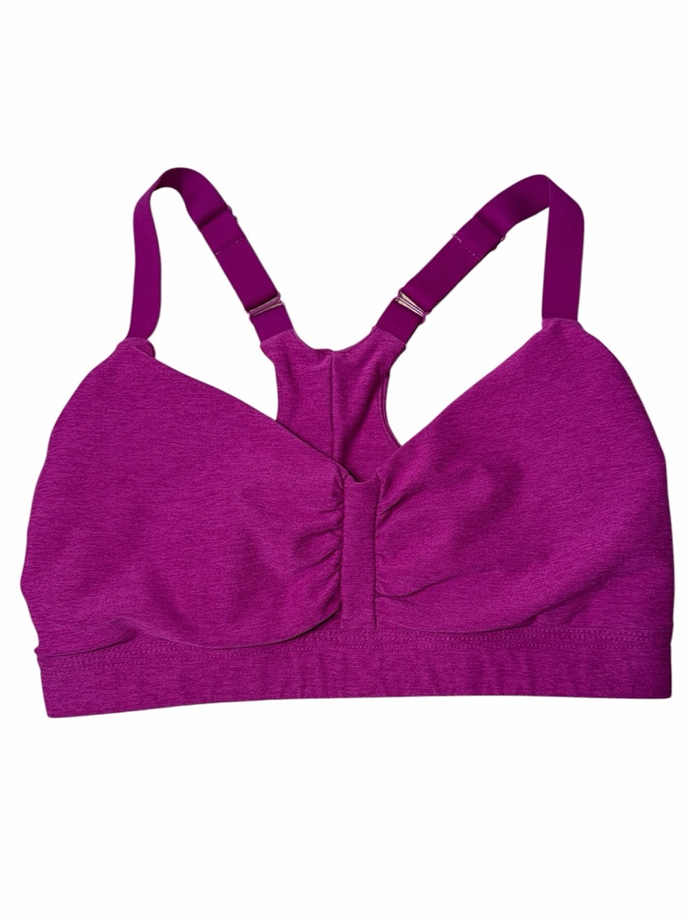 Beyond Yoga Magenta Spacedye On Center Sports Bra - Picture 4 of 7